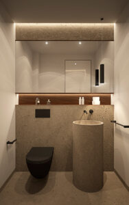 baño auxiliar la fuente